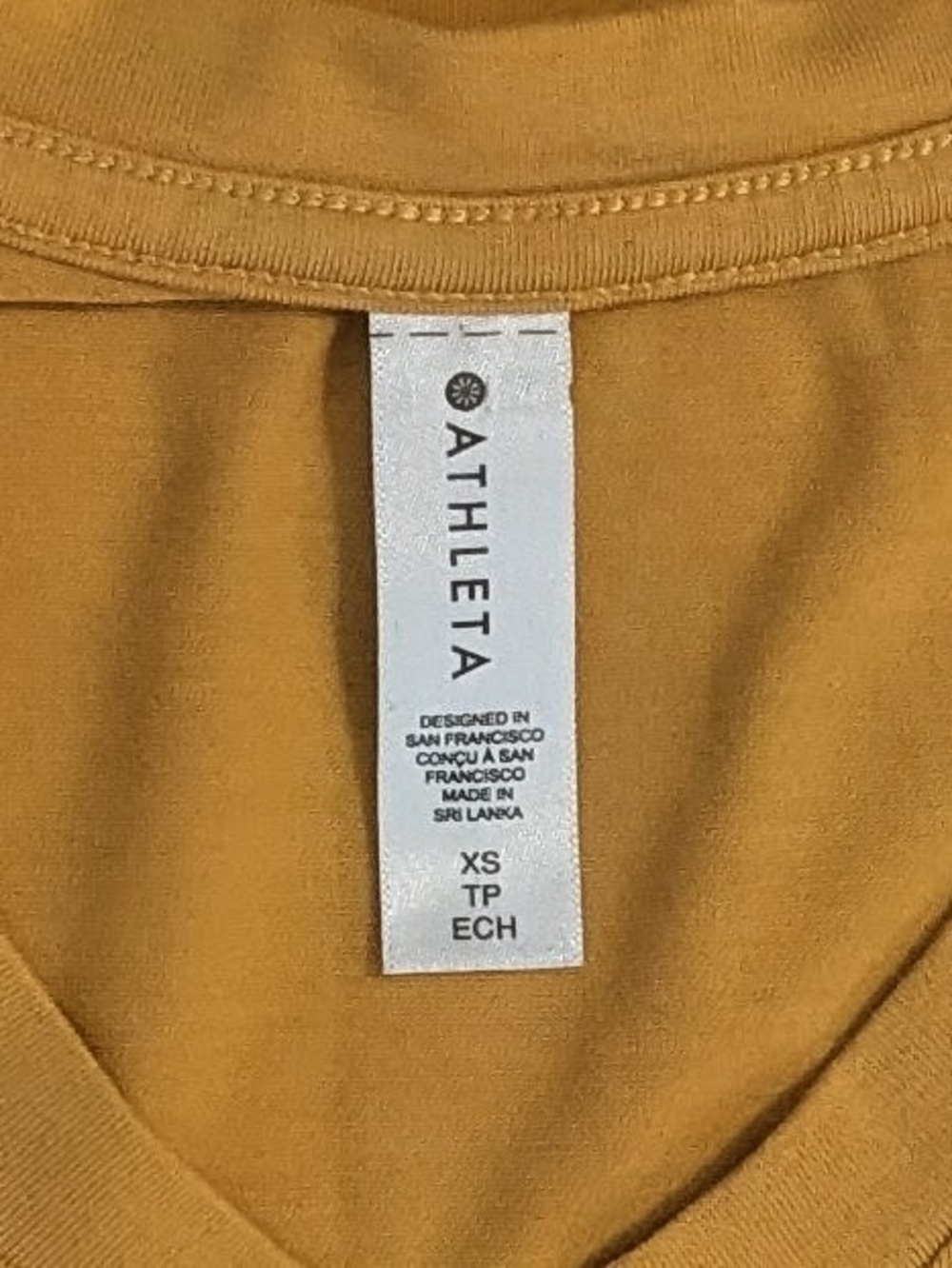 Athleta Soft V-Neck Tank Top in Warm Mustard
